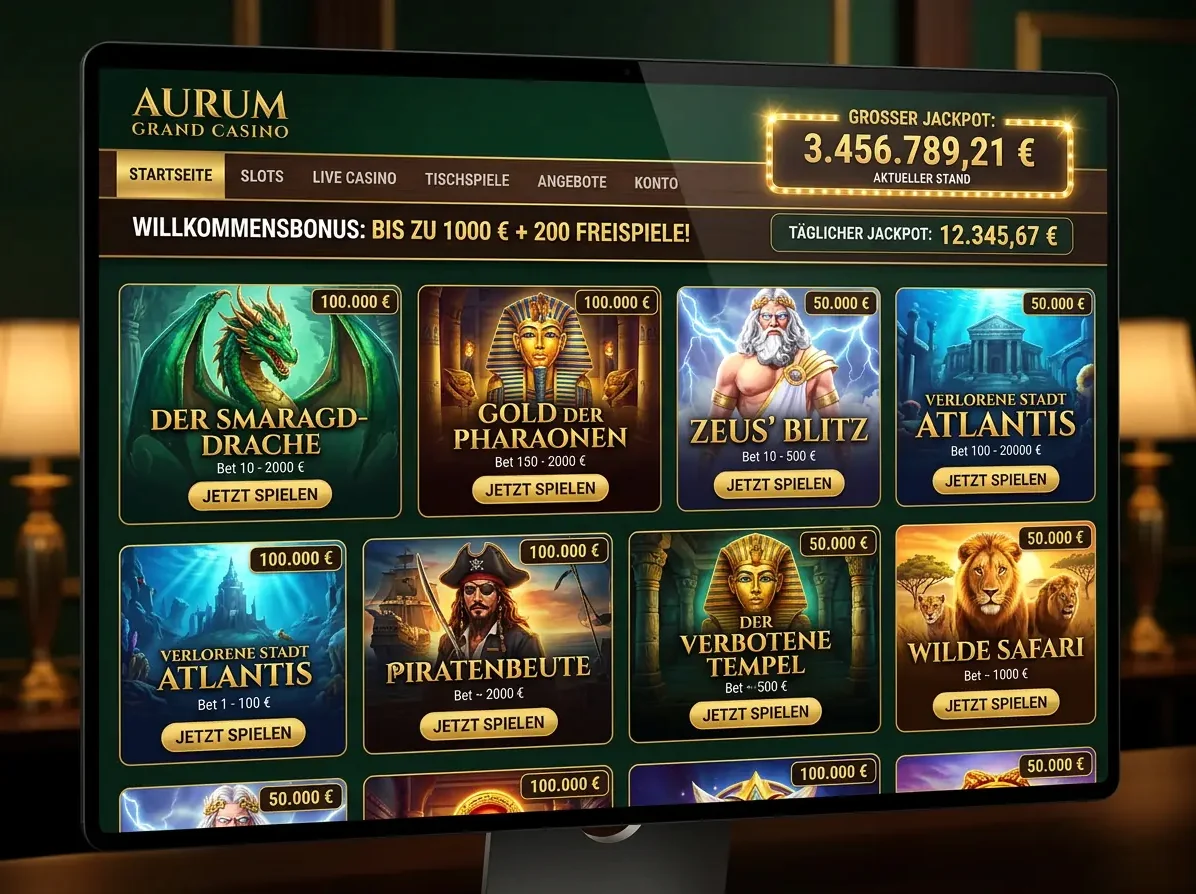 Lobby von Maxbet mit Slots, Live-Casino und Tischspielen