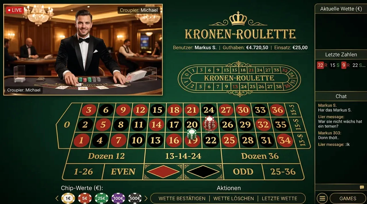 Beliebt bei Maxbet: Live-Casino